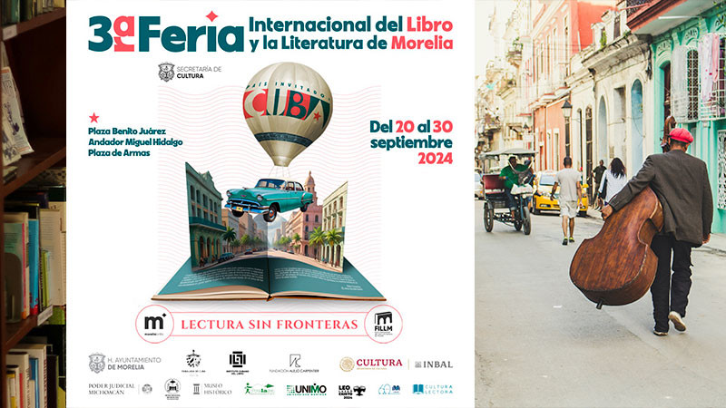 Próximo viernes, gran inauguración de la 3ra. Feria del Libro y la Lectura de Morelia 