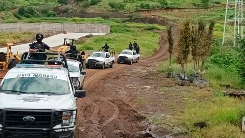 Fortalecen acciones operativas en Cotija, Michoacán, y sus límites con el estado de Jalisco