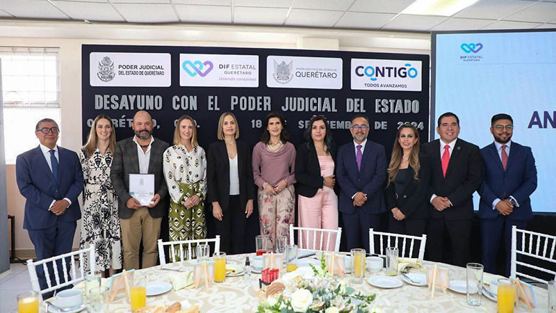 Presenta SEDIF al Poder Judicial propuesta de reformas en beneficio de la infancia queretana