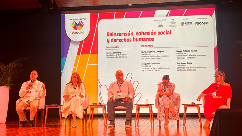 Participa la CEDH de Michoacán en la cumbre “Construyendo sociedades más justas y equitativas” 