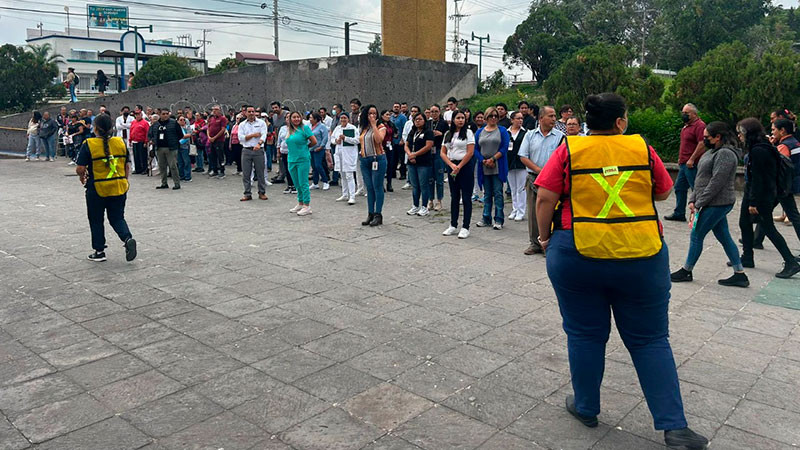 Participa IMSS Querétaro en el Simulacro Nacional 2024 