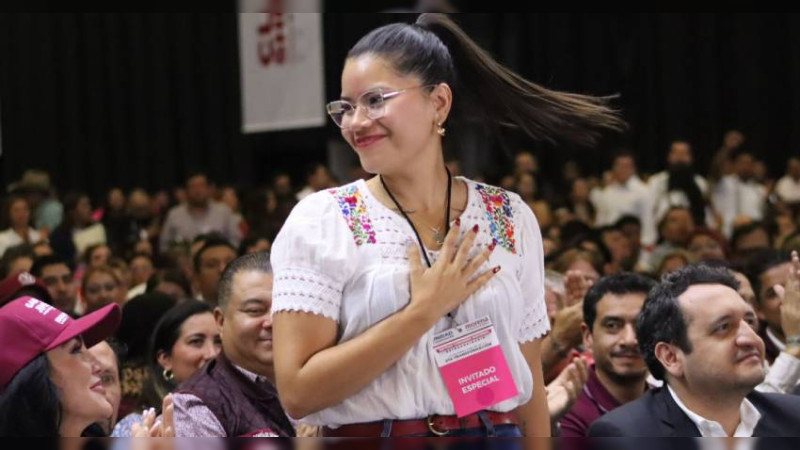 Rinde protesta Carolina Rangel, como nueva secretaria general de Morena 