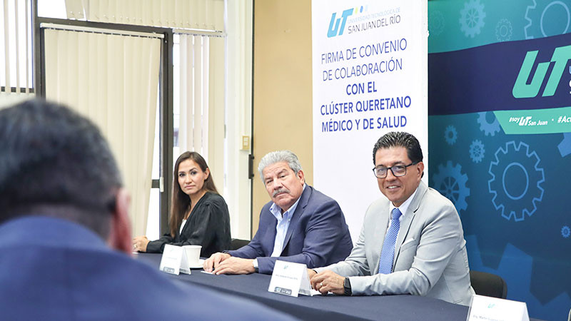 Universidad Tecnológica de San Juan hace alianza con el Clúster Médico y de Salud de Querétaro 