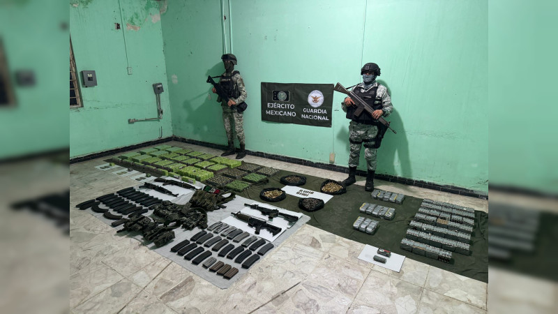 Army and GN seize arsenal with more than 20 thousand cartridges in Buenavista, Michoacán: It was from Jalisco