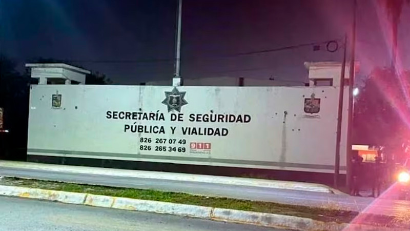 Atacan a tiros comandancia de Policía de General Terán, en Nuevo León 