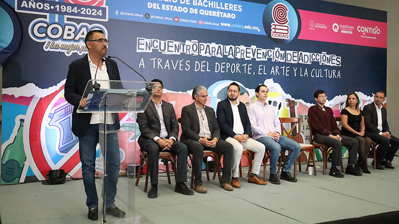 Refuerza Colegio de Bachilleres de Querétaro prevención de adicciones 