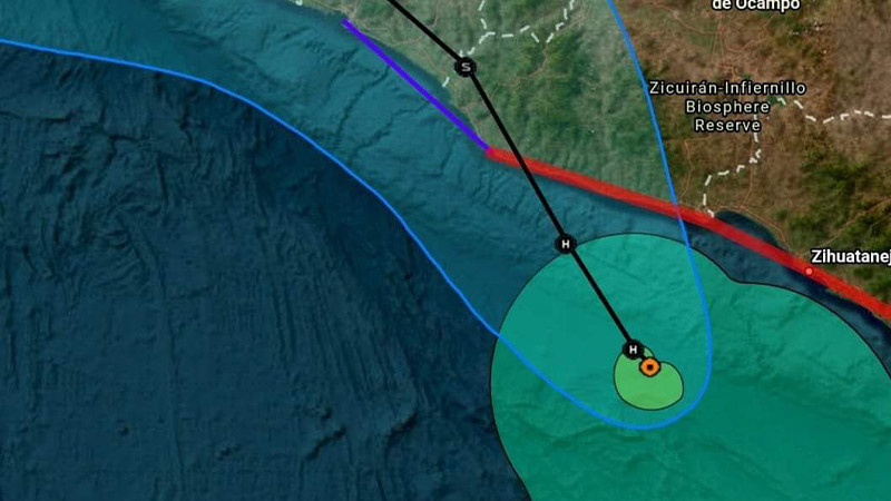 «John» evoluciona hasta convertirse en huracán de categoría 1; PC Michoacán en alerta para la región Costa