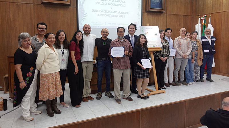 Entrega Politécnica de Santa Rosa Sello de Biodiversidad a la Universidad Autónoma de Querétaro 