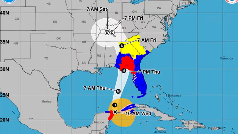 'Helene' evoluciona a categoría 3 con rumbo a Florida 