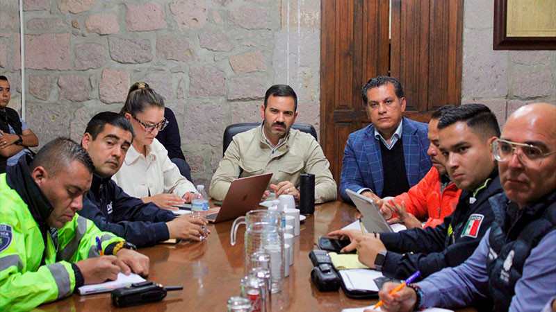 Gobierno de Morelia sostiene reunión intermunicipal para revisar estrategia por contingencia climatológica 