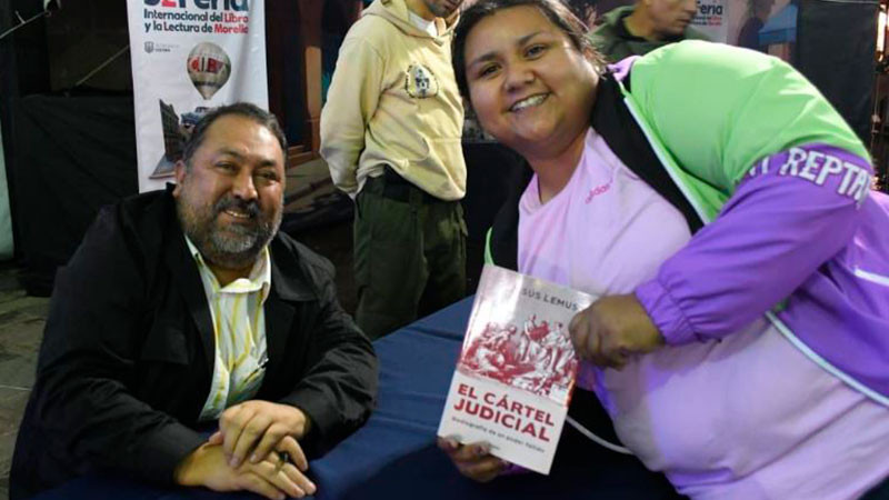 Jesús Lemus, presente en la Feria Internacional del Libro y la Lectura de Morelia 