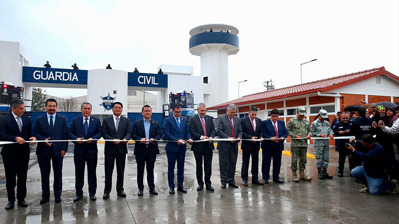 Inauguran Cuartel Valladolid de la Guardia Civil en Morelia, Michoacán 