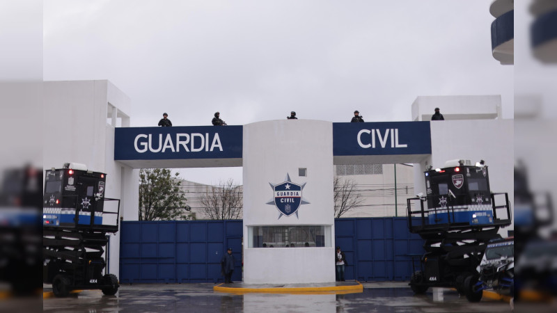 Inauguran Cuartel Valladolid de la Guardia Civil en Morelia, Michoacán 