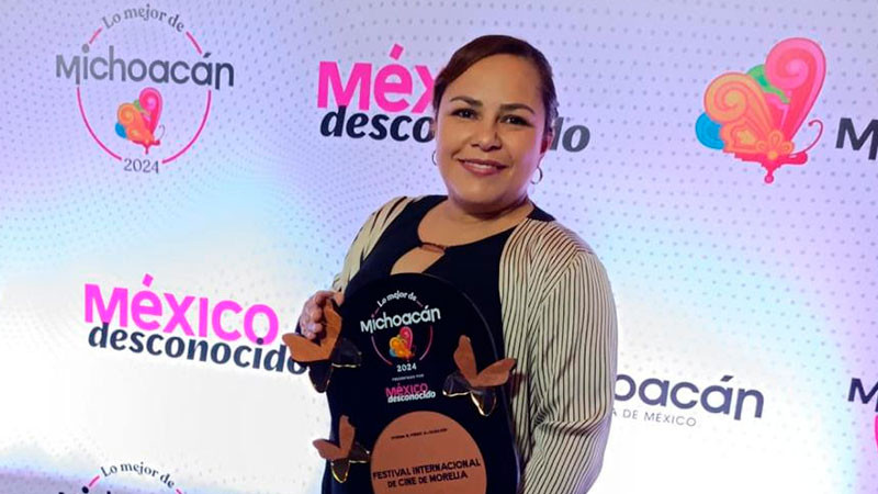 México Desconocido premió al FICM como Mejor Festival Cultural Contemporáneo de Michoacán 2024  