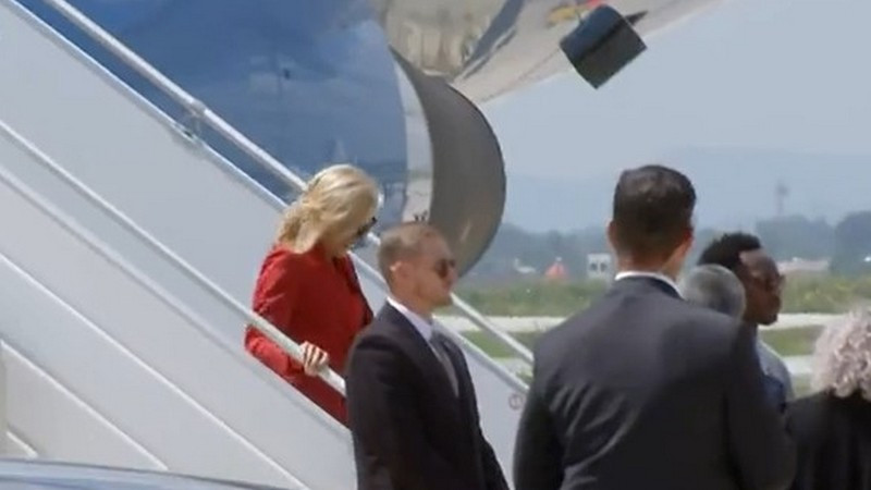 Jill Biden arriba a México para toma de protesta de Claudia Sheinbaum 