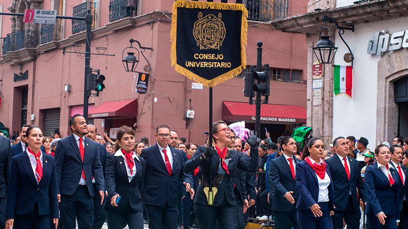 UMSNH celebra al prócer nicolaita, don José María Morelos y Pavón 