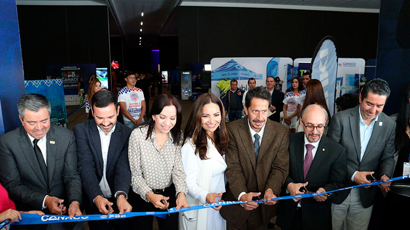 Arrancó la Expo CANACO 2024 en Morelia, Michoacán  