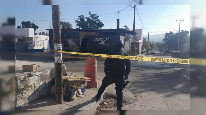 Mañana violenta Culiacán, Sinaloa: Incendian negocio y hallan tres cuerpos; dos de ellos quemados 