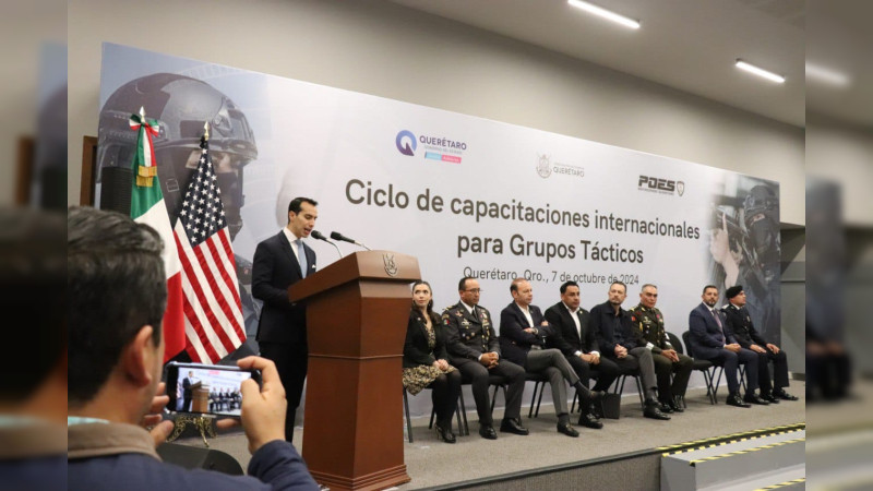 Capacita Ejército de Estados Unidos a policías de Querétaro