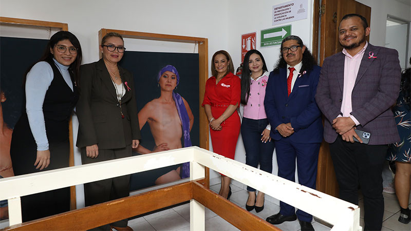 UMSNH y Seimujer inauguran exposición “Amazonas”; concientizar sobre la prevención del cáncer de mama, el objetivo 