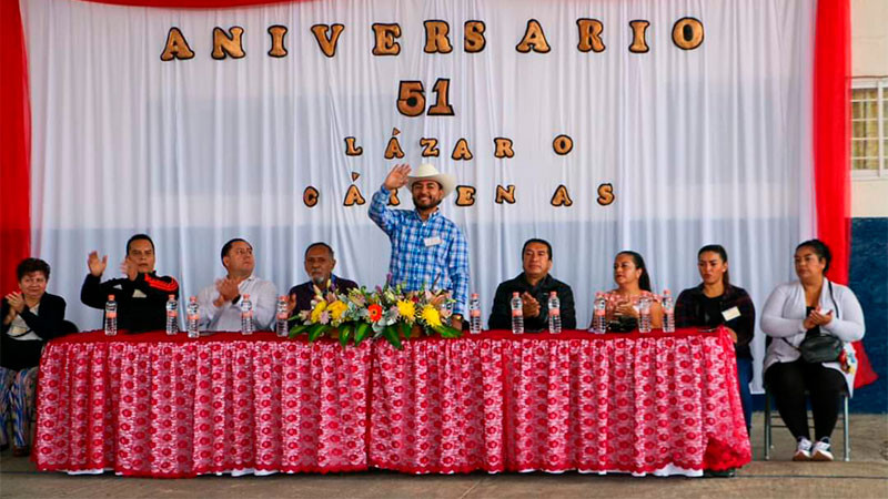 Celebra Humberto Jiménez Solís  51 años de educación y valores en la Escuela Primaria ‘Lázaro Cárdenas’ 