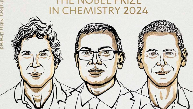 Baker, Hassabis y Jumper son galardonados con el Premio Nobel de Química 2024 