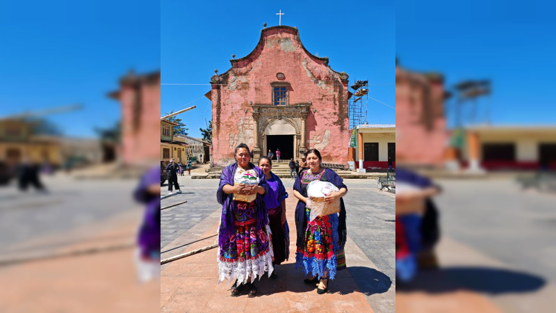 Presentan primera etapa de la restauración del Templo de Santiago Apóstol en Nurio, Michoacán