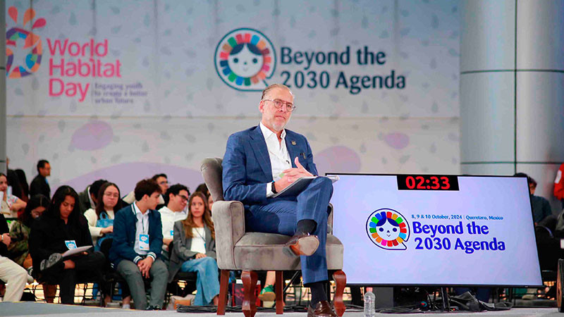 Los jóvenes son clave en políticas del cuidado del medio ambiente: Marco Del Prete 