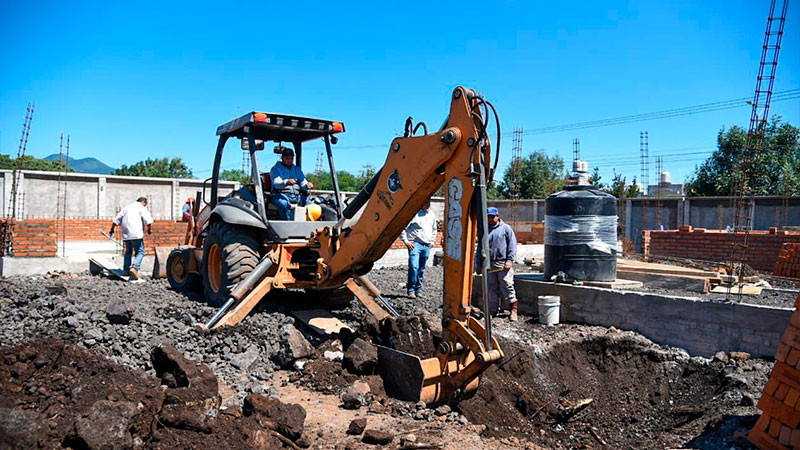 Gobierno de Bedolla construye 2 nuevas escuelas en Villas del Pedregal 