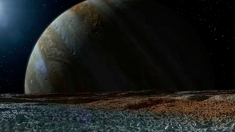 NASA lanza nave hacia luna Europa de Júpiter para ver si puede albergar vida 