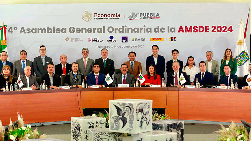 Encabeza Marco Del Prete asamblea de la AMSDE, en Puebla  