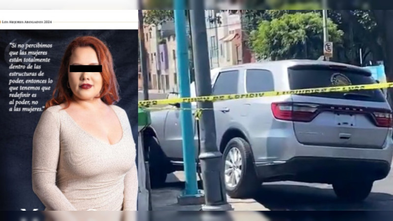 Era reconocida abogada penalista, la mujer asesinada en camioneta polarizada y sin placas en CDMX 