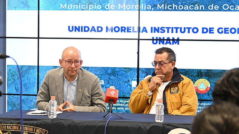 Investigadores de la UNAM Morelia presentan experiencias y posibilidades para Atlas de Riesgos en Michoacán 