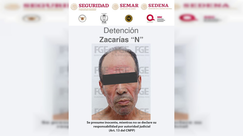 Cae en Mérida "El Skiny", líder de banda criminal vinculada a homicidios y extorsión en Quintana Roo 