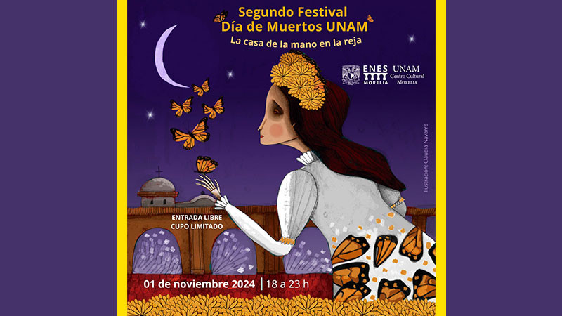 Ya viene el Segundo Festival de Día de Muertos UNAM, en Morelia, Michoacán 