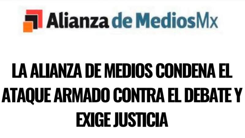 Alianza de Medios Mx condena ataque a 'El Debate' en Culiacán; exige castigo para los responsables 