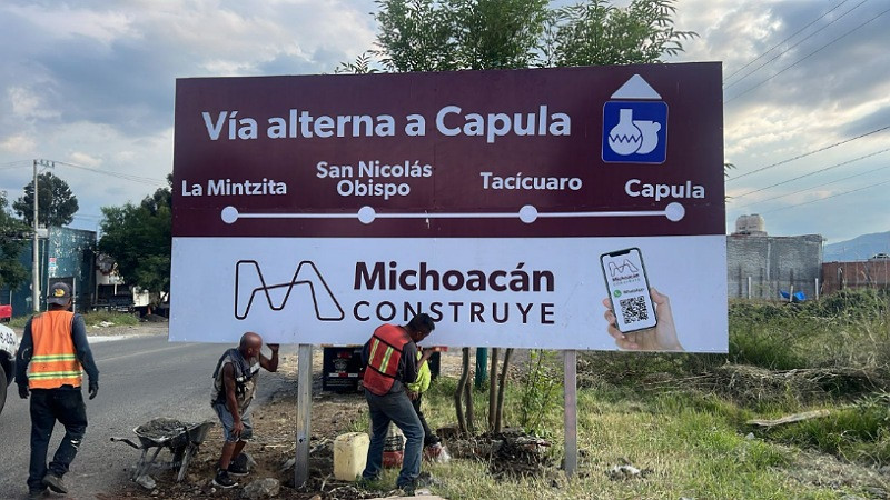 Instalada la señalética vial de las rutas alternas para  acudir a la Feria de la Catrina: Scop 