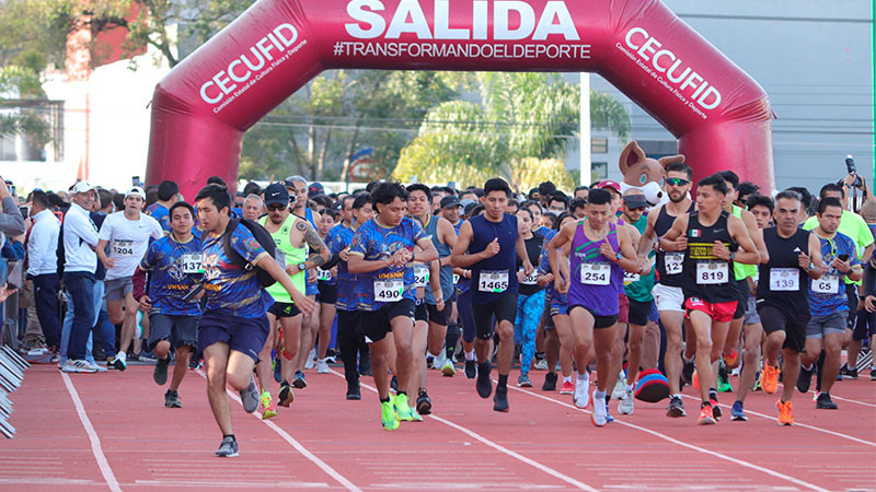 Gestión de Yarabí Ávila impulsa de manera sin precedente el deporte; rompe récord de asistencia la Carrera Nicolaita  