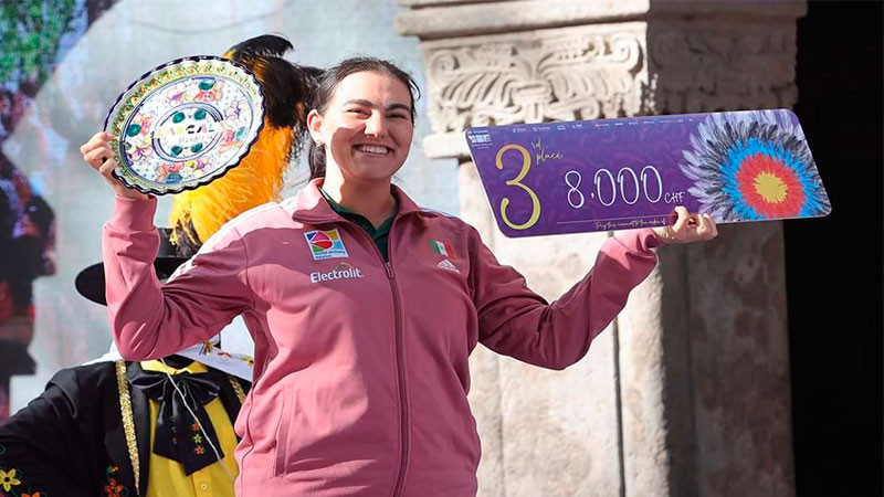 Gana medalla de bronce Alejandra Valencia, en Copa Mundial de Tiro con Arco 