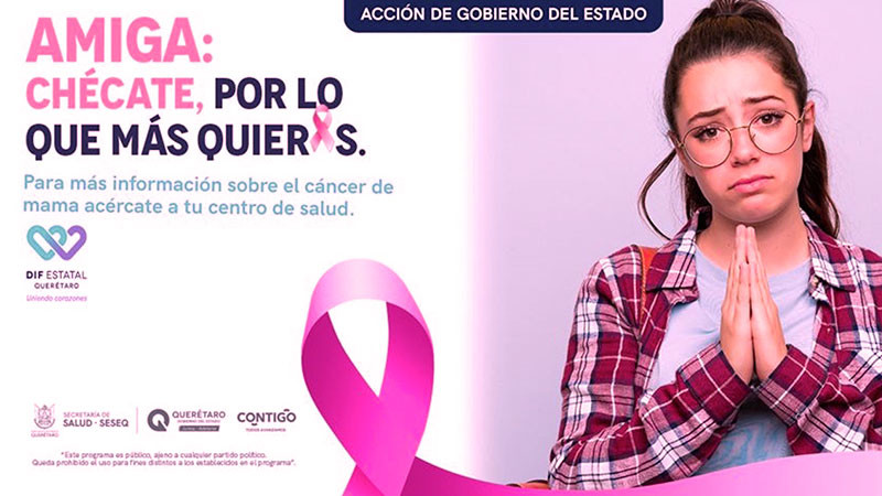 Se adhiere SESA a la conmemoración del Día Mundial de la Lucha contra el Cáncer de Mama 