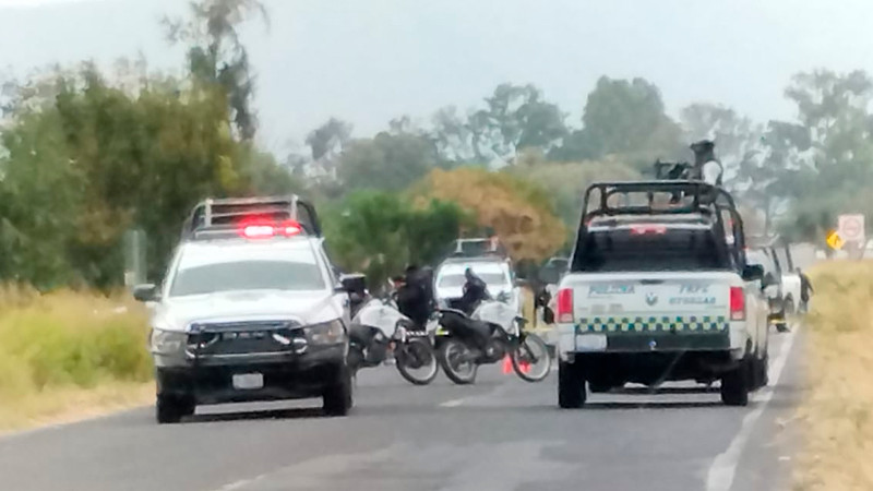 Se enfrentan policías y civiles armados en Acámbaro, Guanajuato; hay 2 agentes heridos 