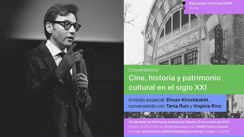 Invitan al conversatorio sobre el pasado cinematográfico y la cultura audiovisual contemporánea 