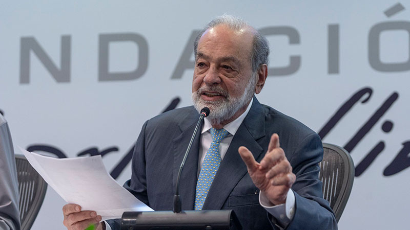 “La economía mexicana tiene mucho potencial”: Carlos Slim tras reunirse con Sheinbaum 