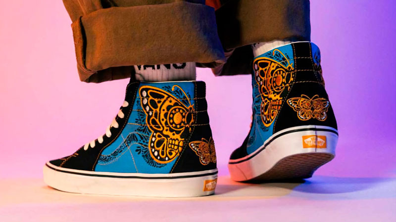 Vans lanza tenis con diseño de la Mariposa Monarca y Noche de Muertos 