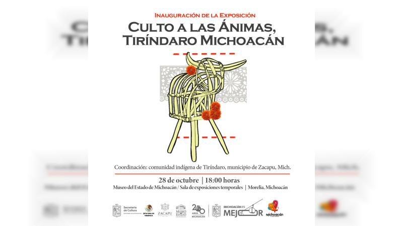 Exhibirán culto a las ánimas de Tiríndaro en Museo del Estado de Michoacán 