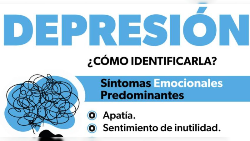 Sector salud en Michoacán emite recomendaciones para prevenir la depresión estacional 