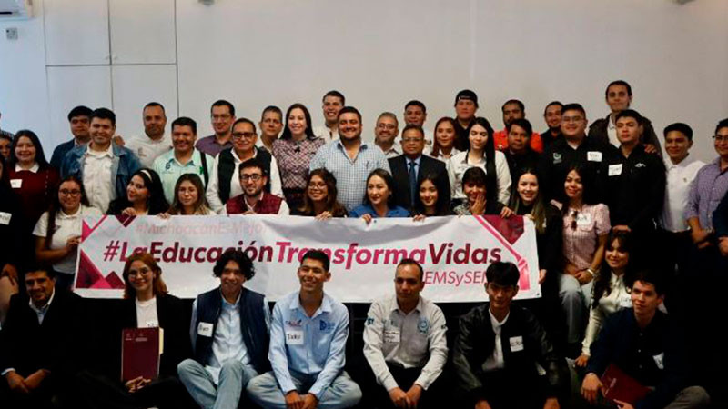 Iemsysem cierra filas con estudiantes de institutos tecnológicos de Michoacán 