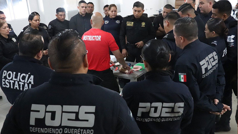 POES Querétaro concluye primera etapa de capacitación internacional para Grupos Tácticos 