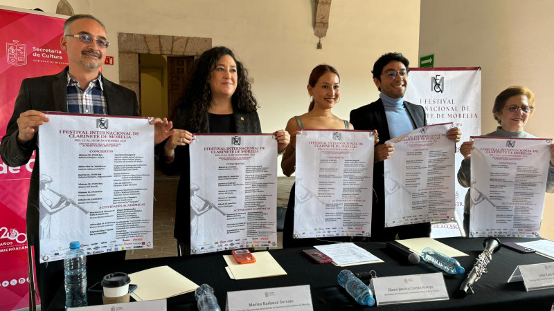 Anuncian 1° Festival Internacional de Clarinete de Morelia 