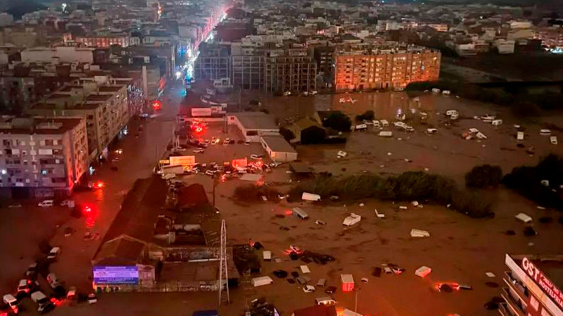 Aumenta a 95 cifra de muertos por inundaciones en España 